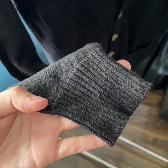 Black Bluenotes Knit Button Up Cardigan - Picture 9 of 11